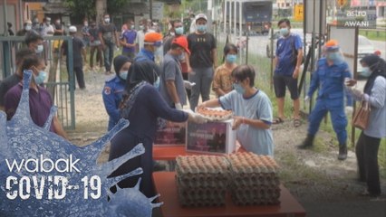 Bantuan makanan mula diagihkan di pekan Napoh