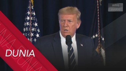 Trump ikrar akan pantau kuasa luar cuba pengaruhi pilihan raya AS