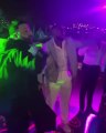 DJ Khaled gives Timbaland a Louis Vuitton bag that lights up at his birthday party