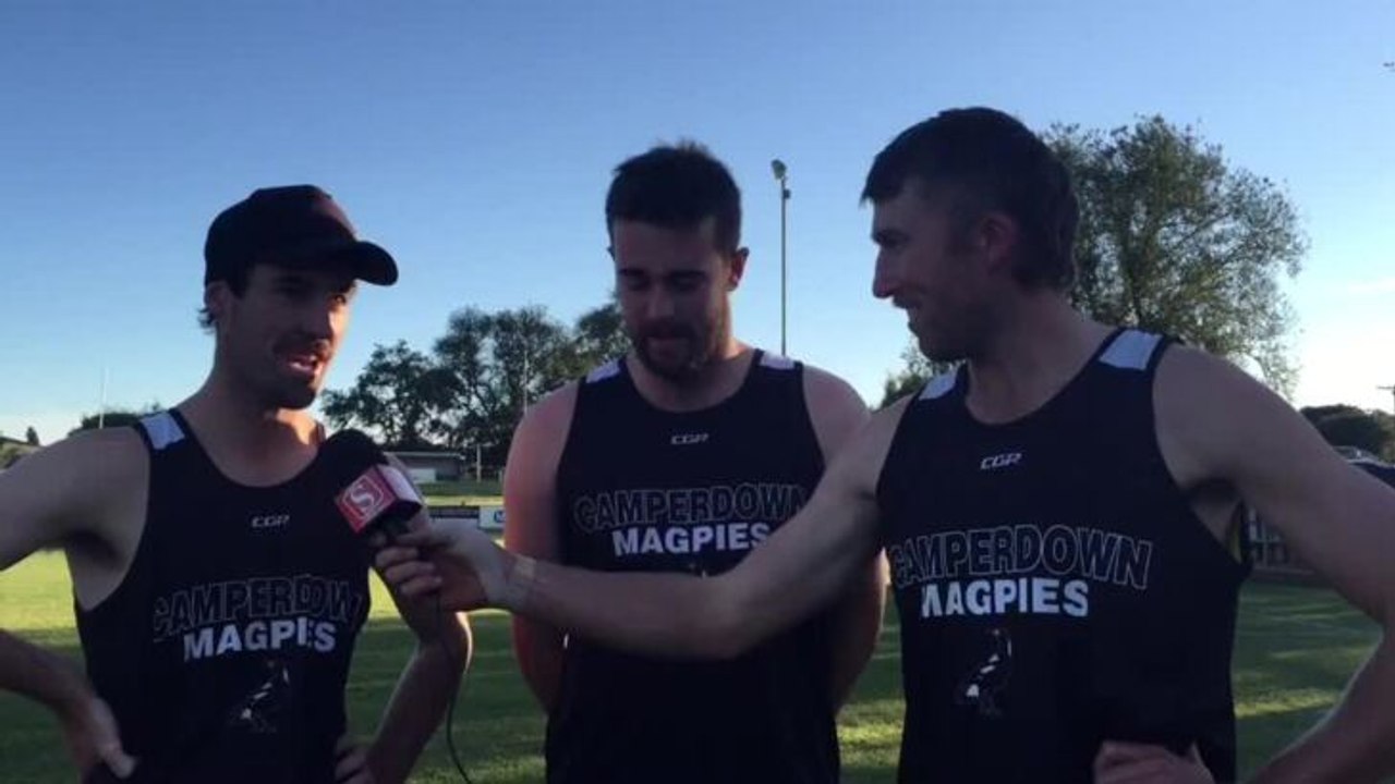 Warrnambool Standard Camperdown footy players