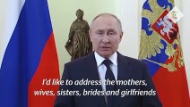 'I understand your worry' - Putin addresses mothers of Russian soldiers