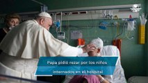 Papa visita a niños ucranianos hospitalizados en el Bambino Gésu tras ataques rusos
