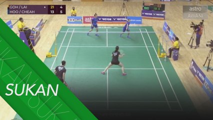 Pemain beregu campuran cedera di hari pertama kejohanan