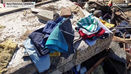 فيديو: مقتل طفل يبلغ من العمر عامين جراء القصف الروسي على قرية أوكرانية