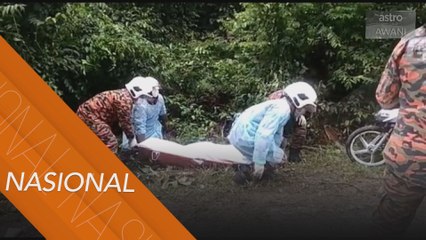 Mayat penunggang motosikal ditemui hampir reput