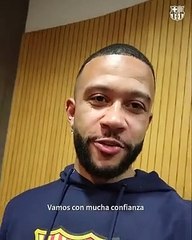 Memphis manda un mensaje a la afición del Barça / FCB