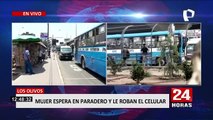 ¡Indignante! Paraderos de Los Olivos ahora son el punto clave para los delincuentes