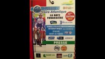 Cyclisme : Classic Loire Atlantique 19/03/2022  , Interview sur le podium de Anthony PEREZ (COFIDIS)