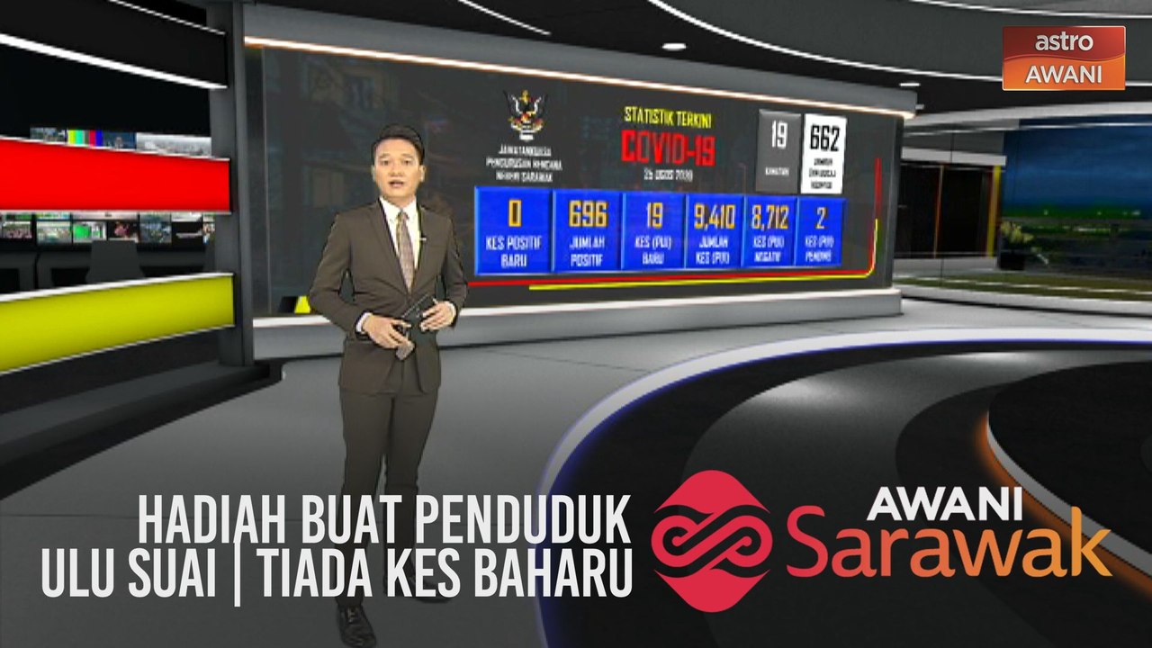AWANI Sarawak [25/08/2020] - Hadiah buat penduduk Ulu Suai | Hadiah galakan IPT | Tiada kes baharu