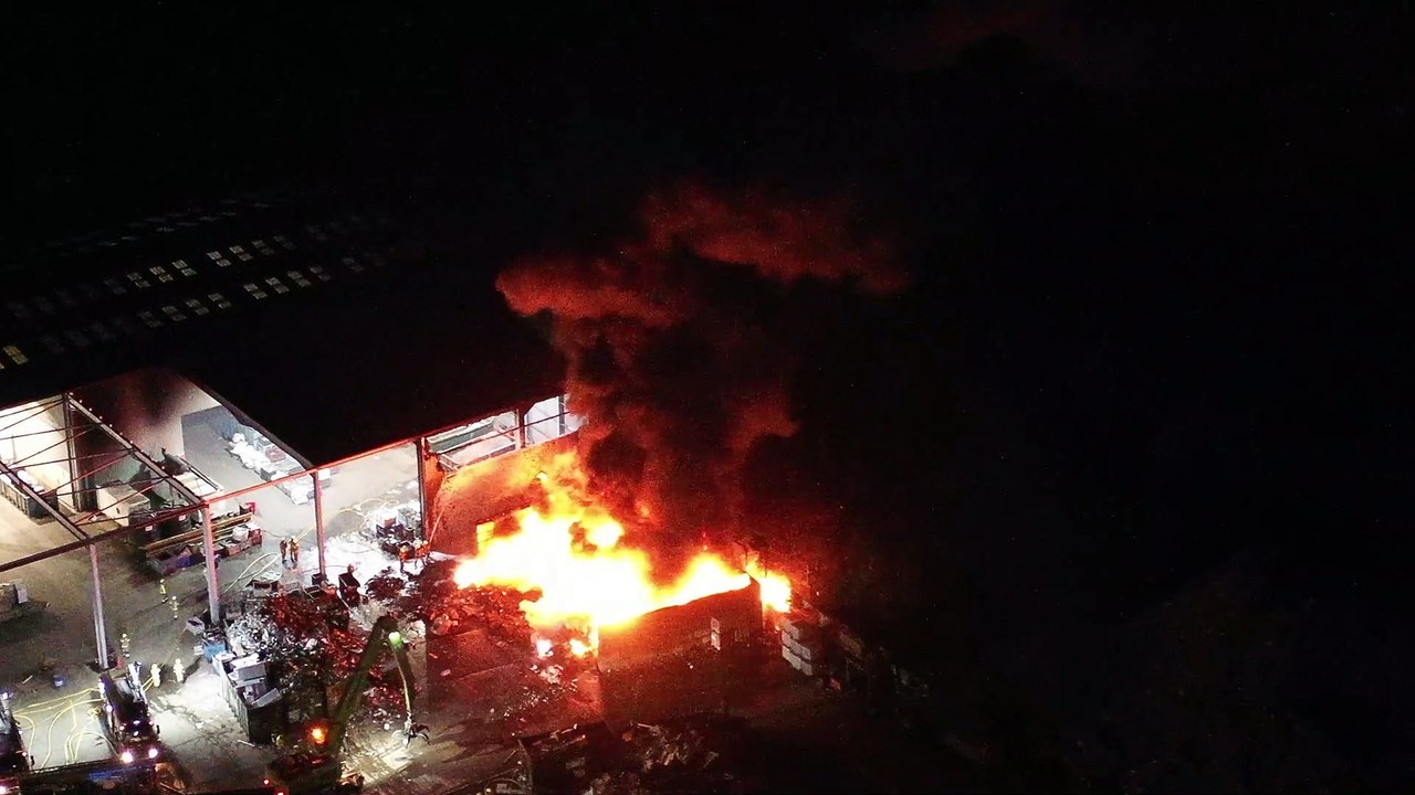 Light Brothers Recycling Site fire