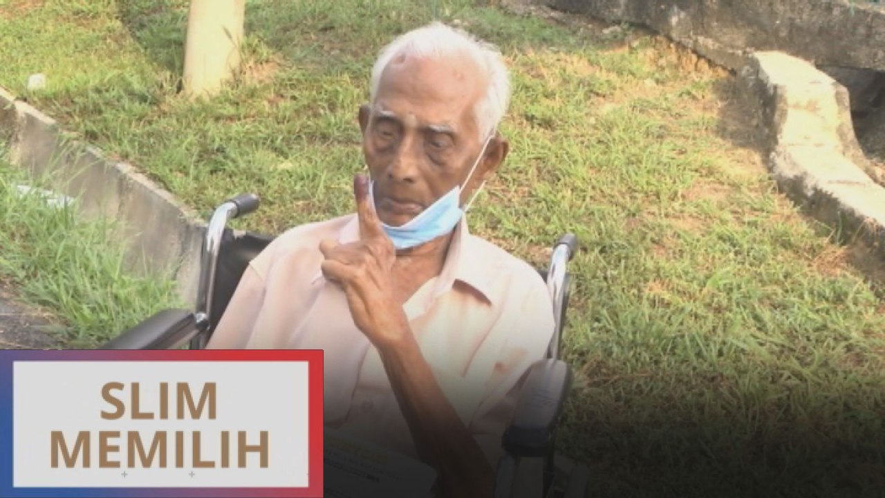 Pengundi tertua PRK DUN Slim teruja dapat mengundi