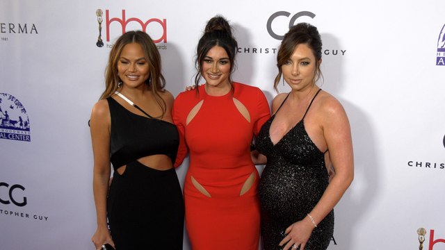 Chrissy Teigen, Alana Van Deraa, Kristine Studden 7th Annual Hollywood Beauty Awards Red Carpet