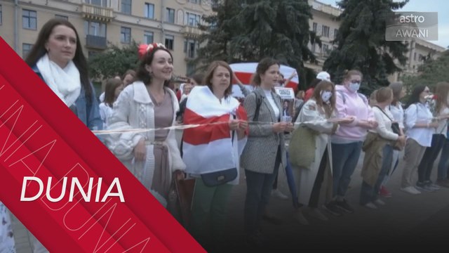 Ratusan wanita kecam kekejaman polis, bantah pemilihan Presiden Belarus