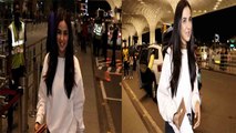 Jasmin Bhasin मुम्बई एयरपोर्ट पर हुईं स्पॉट,अगले प्रोजेक्ट की शूटिंग पर निकलते video viral|Filmibeat