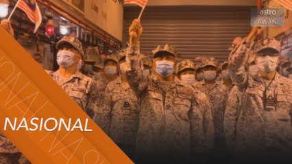 Warga TLDM sambut Hari Kebangsaan ke-63 di tengah lautan