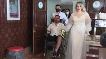 Son dakika haber | Pençe-Şimşek operasyonu gazisi, hastanede evlendiği eşiyle yeni hayata adım attı