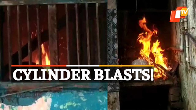WATCH | Massive Fire After Cylinder Blast In Odisha Temple Leaves One Person Critically Injured