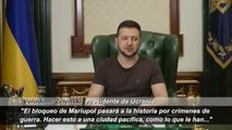 Zelenski afirma que el asedio ruso a Mariupol es 