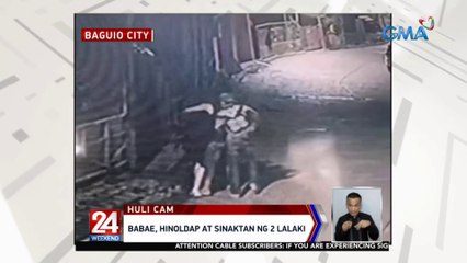 Babae, hinoldap at sinaktan ng 2 lalaki | 24 Oras
