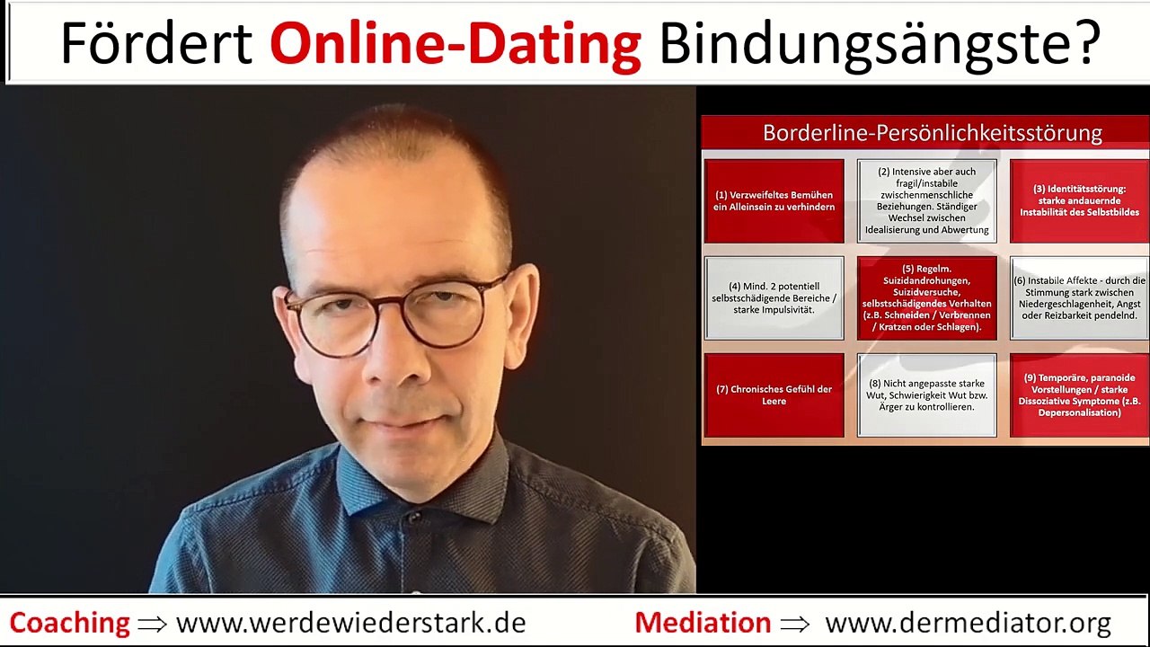 Fördert Online-Dating Bindungsangst Teil 3