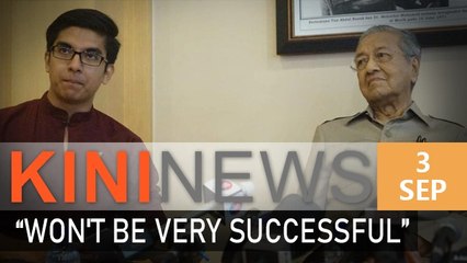 #KiniNews | Dr Mahathir: Saddiq's youth 'party' won't succeed