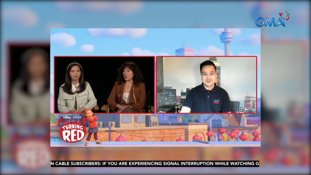 "Turning Red" stars Sandra Oh at Rosalie Chiang, binida ang bagong animated film at ang paborito nilang Filipino food | 24 Oras