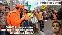 Decenas de miles de agricultores y ganaderos toman Madrid: 