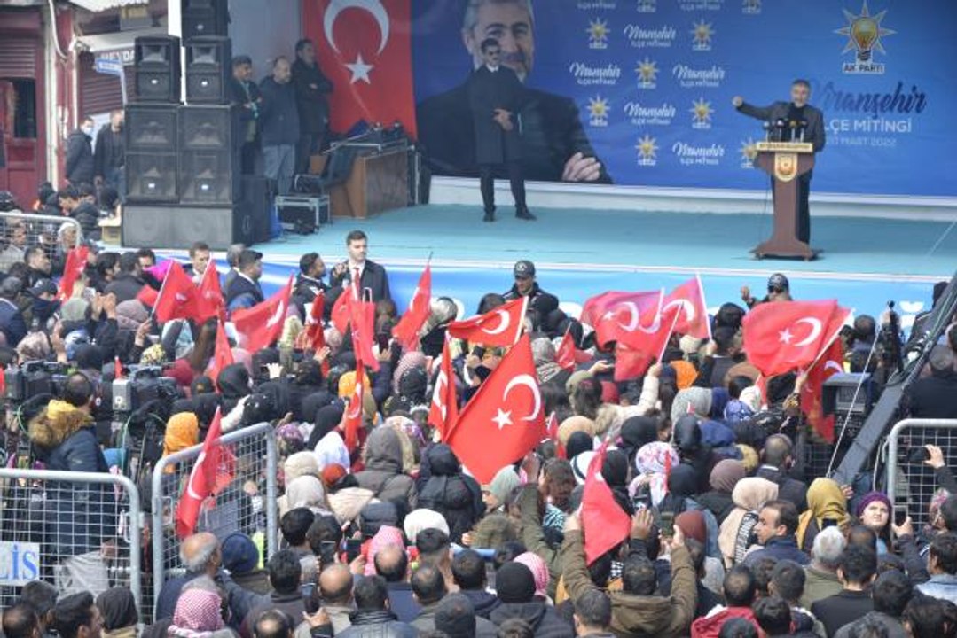 Son dakika haber | Hazine ve Maliye Bakanı Nebati, Viranşehir'de mitingde konuştu: (2) Açıklaması