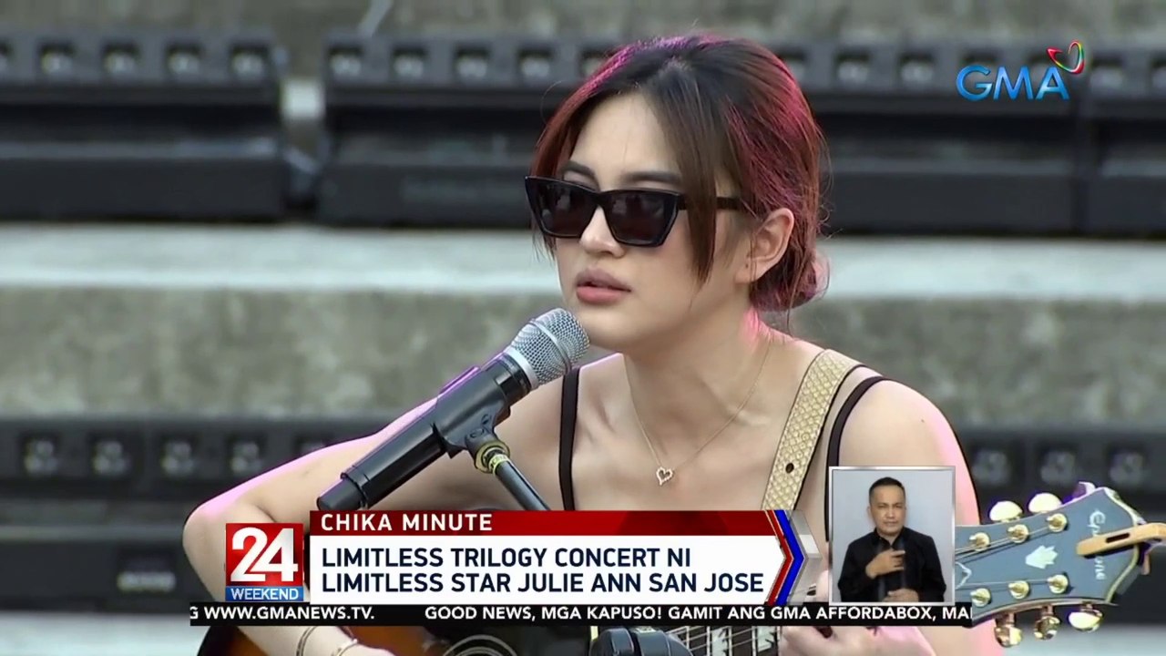Limitless trilogy concert ni limitless star Julie Ann San Jose | 24 Oras