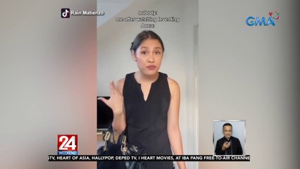 Rain Matienzo, kilala bilang "conyo girl" sa tiktok bago naging sparkle artist | 24 Oras