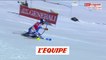 Clément Noël 4e de la 1re manche du slalom de Méribel - Ski - CM (H)