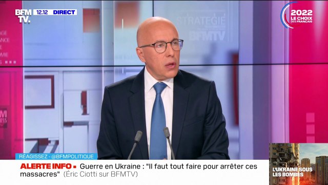 Eric Ciotti: Le conseil départemental des Alpes-Maritimes a organisé l'accueil de 1.000 réfugiés ukrainiens