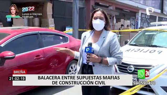 Breña: Dos presuntas mafias de construcción civil iniciaron feroz balacera