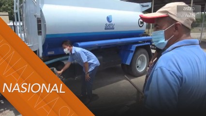 Pencemaran air: Syarikat Air Terengganu (SATU) hantar lori tangki air ke Lembah Klang