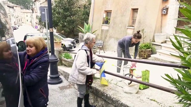 Итальянская деревушка приютила украинских беженок