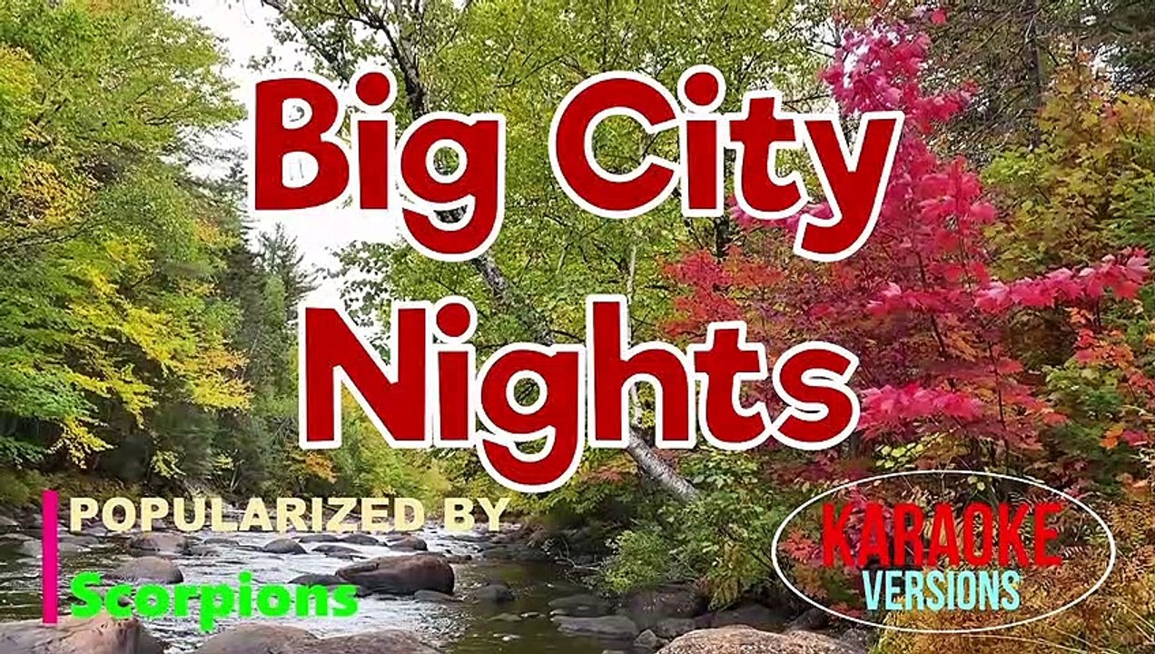 Big City Nights - Scorpions | Karaoke Version |HD