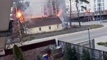 Rus ordusu sivil yerleşim alanlarını bombaladı