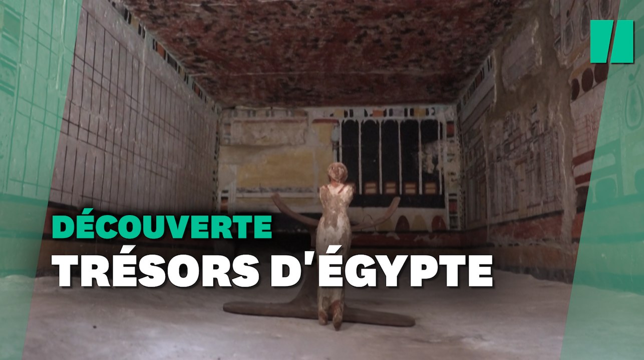 En Égypte, cinq nouvelles tombes pharaoniques découvertes sur le site de Saqqara