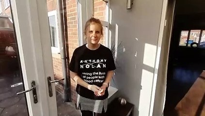 Abbie Young speaking about the Anthony Nolan Trust