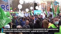 Más de 400.000 agricultores y ganaderos se manifiestan en Madrid contra Sánchez: 