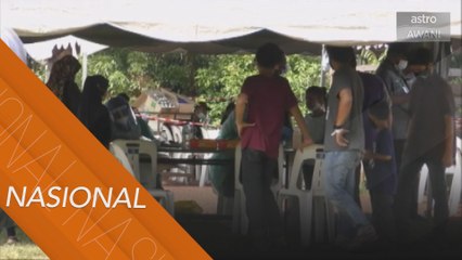 Proses pemotongan gelang di zon mawar dan melor ditangguhkan