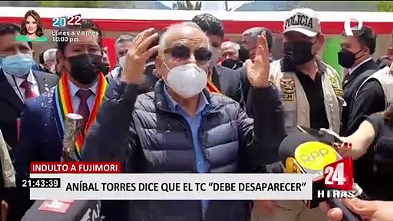 Aníbal Torres tras indulto a Alberto Fujimori: El TC "debe desaparecer"