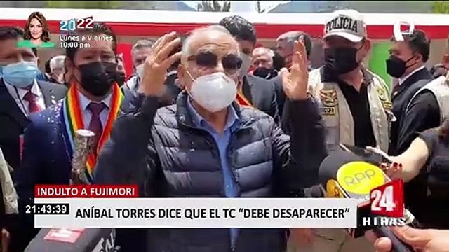 Aníbal Torres tras indulto a Alberto Fujimori: El TC debe desaparecer