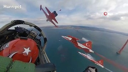 Türk Yıldızları’ndan 1915 Çanakkale Köprüsü’nde nefes kesen gösteri