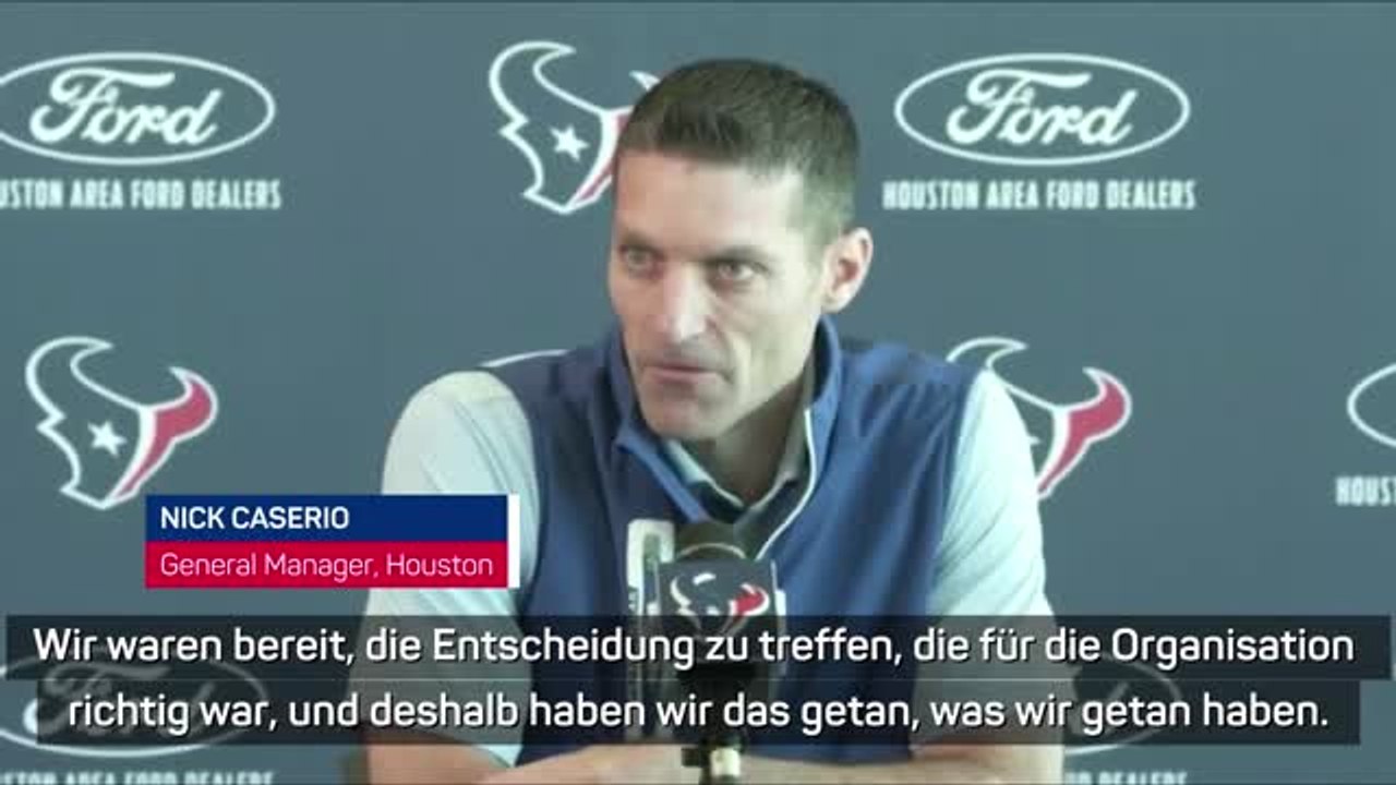 Houston-Manager zu Watson: 'Wir waren bereit'