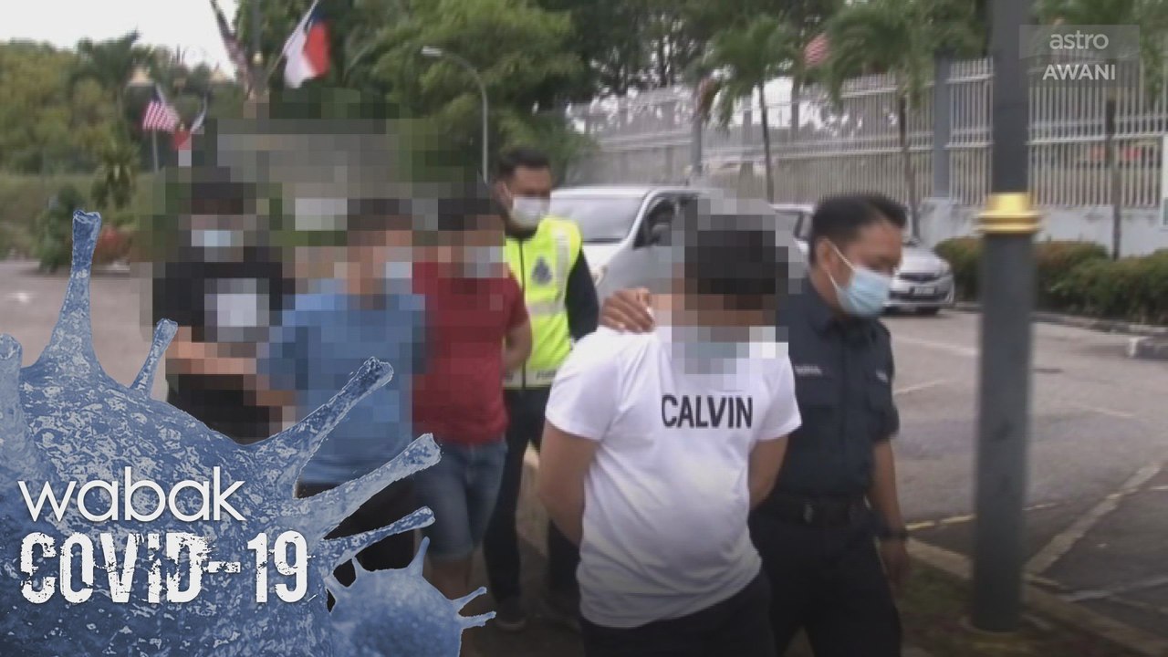 Ingkar PKPP, Datuk Seri, Datuk ditahan bergelut dengan polis