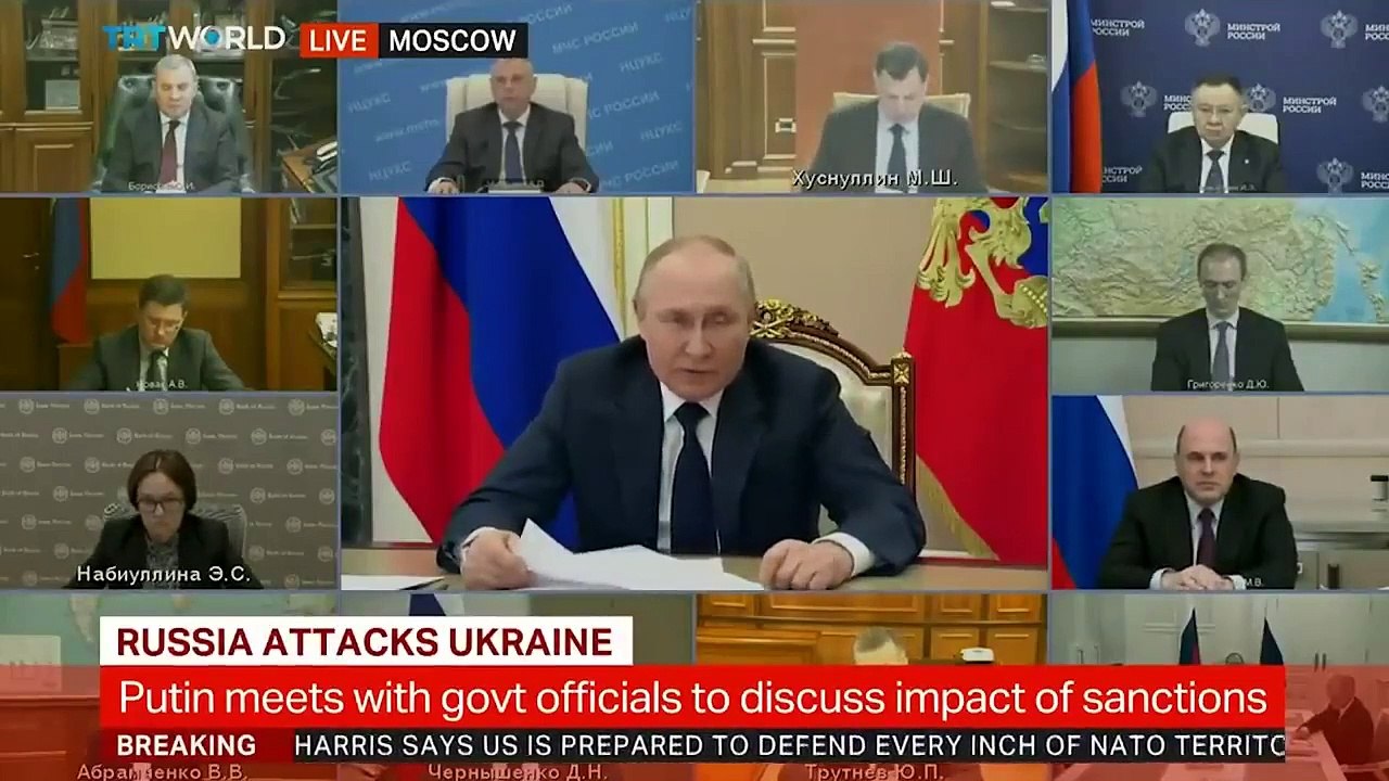 Russian President Vladimir Putin on Western sanctions