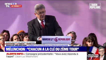 Jean-Luc Mélenchon: "Cette élection est un  référendum social"