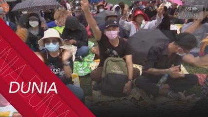 Ribuan pelajar berhimpun, desak kerajaan Thailand dibubarkan