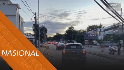 Wanita nyaris maut kereta dihempap besi menara kren